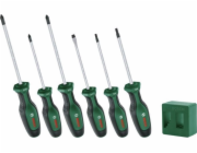 Bosch Powertools Schraubendreher+Magnetisierer Set, 6-teilig (grün/schwarz, +Magnetisierer, Schlitz und Kreuzschlitz PH/TX)