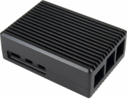 Inter-Tech ODS-739 Raspberry Alu Case (schwarz, für Raspberry Pi5)