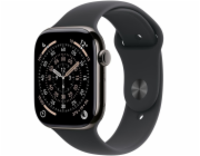 Apple Watch Series 11 (schwarz (glänzend), Aluminium, 42 mm, Sportarmband schwarz M/L)