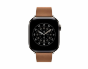 Apple Karamelový řemínek s moderní sponou pro pouzdro o průměru 42 mm – velikost M