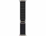 Apple Černý řemínek Alpine pro pouzdro 49 mm - velikost M - prvky z přírodního titanu