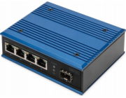 Digitus 4P Gigabit PoE Switch Ind. Unmanaged 1xSFP