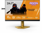 AOC AGON PRO CS24A Counter-Strike 2 Edition (61.2 cm (24.1 Zoll), schwarz/gold, FullHD, Fast-TN, HDMI, DP, USB-Hub, 610Hz Panel)
