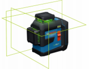 Bosch Powertools Linienlaser GLL 80-33 G Professional (blau/schwarz, grüne Laserlinien, inkl. Universalhalter LB 10)
