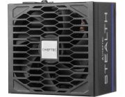 Chieftec Stealth 1000W (schwarz, 1x 12-Pin High Power GPU, 3x PCIe, Kabelmanagement, 1000 Watt)