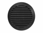 plastický větrací mřížka EUROPLAST VR125M, D125, černá