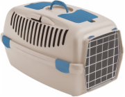 DoggyDolly Přepravní loď Gulliver 3 s kovovými dveřmi 61x40x38cm bílá travertinová barva 8003507998537