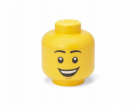 Room Copenhagen LEGO Storage Head  Happy Boy, groß (gelb)