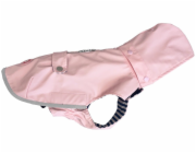 Lalazoo ZOLUX Nepromokavá psí bunda SAINT MALO velikost 50 růžová