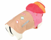 Lalazoo ZOLUX Nepromokavá psí bunda VINTAGE velikost 65 růžová