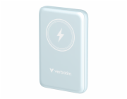 Verbatim Powerbanka Charge 'n' Go Magnetic Wireless se stojánkem 10000mAh USB-C PD 3.0 modrá