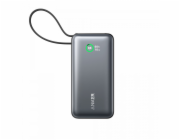 Anker Powerbanka 545 NANO 30W 10000mAh s vestavěným USB-C kabelem, černá