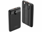 Veger Powerbanka 10000 mAh s vestavěným USB-C kabelem QC3...