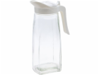 Skleněná konvice na čaj i vodu 1,5 l bílá KO-024001980bila