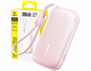 Baseus Powerbanka EnerFill FC21 Qpow 20000mAh 22,5W s displejem a kabelem v balení - růžová
