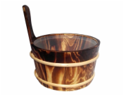 Saunová vana s lopatkou FLAMMIFERA AP-004W, 4l