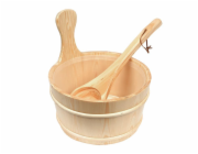 FLAMMIFERA AP-001W, Vědro do sauny s naběračkou 4l