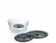 Dóza na potraviny skladovací Aurelia sklo 6,5cm 15,5cm 0,7l KL-12640