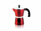 Konvice na espresso 6 šálků Burgundy Metallic Line BH-8563