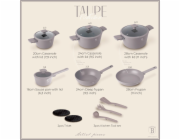 Sada nádobí s titanovým povrchem 15 ks Taupe Collection BH-8111