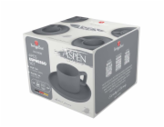 Sada hrnků na espresso s podšálkem 8 ks 100 ml Aspen Collection BH-10018