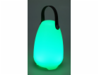 Nabíjecí lampa kempingová venkovní s ovladačem RGB 26 cm ...