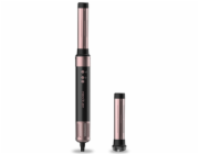 Kulmofén na vlasy Cecotec, 0244 Bamba CeramicCare 2in1 AirGlam BK, horkovzdušný, systém Coanda, 3 teploty, 2 rychlosti, 1400 W