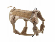 Hunter Taktický postroj pro psy velikosti M hnědý