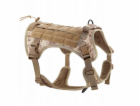 Hunter Taktický postroj pro psy velikosti S hnědý