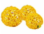 Dekorace Lata Ball 4 cm barevný mix 4 ks