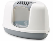 Savic Nestor rohová toaleta pro kočky šedá