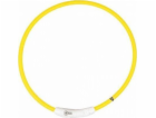 Duvo+ DUVO+ USB TŘPYTIVÝ OBOJEK NYLONOVÝ ŽLUTÝ 45cm