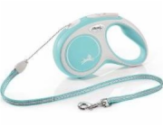 Flexi Samonavíjecí vodítko New Comfort S, 5m šňůra, světle modrá