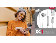 Maxell SLUCHÁTKA USB-C XC1 BÍLÁ 348532