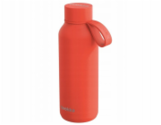 Quokka Solid s popruhem - termoska z nerezové oceli o objemu 510 ml s popruhem (oranžová)