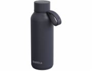 Quokka Solid s popruhem - termoska z nerezové oceli o objemu 510 ml s popruhem (břidlicová)