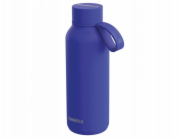 Quokka Solid s popruhem - termoska z nerezové oceli o objemu 510 ml s popruhem (tmavomodrá)