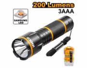 Ingco svítilna LED 3 LED 3×AAA