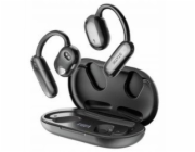STATIK Bezdrátová sluchátka do uší Aktive Open Bluetooth Earbuds s vzdušným vedením zvuku (černá)