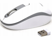 OMEGA MOUSE WIRELESS 1000/1200/1600 DPI WHITE-GREY