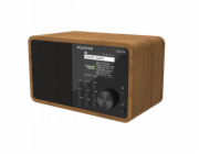 Telestar TOP200 internetové/DAB+/FM rádio, Bluetooth, USB nahrávání, Wi-Fi, CZ OSD menu, dřevo