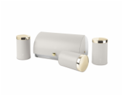 Chlebník a sada dóz na potraviny 4 ks Sahara Collection BH-6739