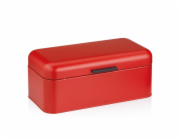 Chlebník Frisca kov, červená 42,5x22,5x17,5 cm KL-12842