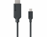 Alogic Adaptérový kabel Alogic USB C Typ C - HDMI M/M 4k 60 Hz 2 m, sw