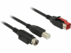 Delock USB-A USB kabel - 3 m černý (85489)
