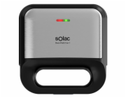 Sendvičovač Solac, SD5060, Buon Piatti, 3 vyměnitelné desky, nepřilnavý povrch, bezpečnostní zámek, 750 W