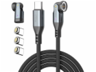 4smarts USB-C 540° magnetický kabel-sada GravityCord 240W...