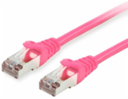 Equip Síťový kabel 615587 růžový 50m Cat6 S/FTP (S-STP)