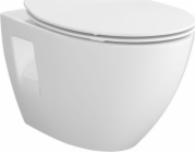 NoName WC mísa S701-724 B904 / MODUO / PLUS OVAL / ZÁVĚSNÁ MÍSA / TENKÉ DUROPLASTOVÉ SEDÁTKO