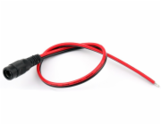 XtendLan Napájecí kabel/pigtail s jedním konektorem (jack 2,1mm samice) ke zdroji, vodiče 2x 0,75mm2, délka 30cm